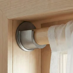 Support universel encastré pour barre à rideau Athens GoodHome gris