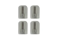 Supports pour barre de vitrage x4 Blanc mat