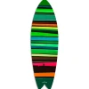 Surfboard imprimé, planche de surf déco, déco murale, planche déco, Planche de surf déco Rider the Line, 100x30 cm