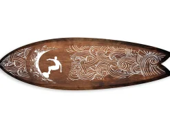 Surfboard imprimé, planche de surf déco, déco murale, planche déco, Planche de surf déco Cool Wave, 100x30 cm