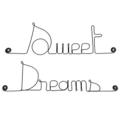 Sweet Dreams - Sculpture fil de fer 30-40 cm - Bijoux de mur