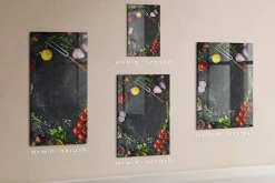 Tableau Aimanté Tulup 40x60 cm Ingrédients pour pizza D'organisation Mural