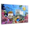 Tableau Aimanté Tulup 60x40 cm La vie sous-marine En Verre Pour Cuisine