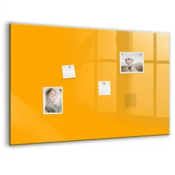 Tableau Aimanté Tulup 90x60 cm Couleur jaune doré D'organisation Mural