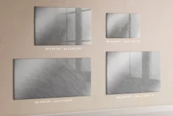 Tableau Aimanté Wallfluent 90x60 cm Mur en métal Marqueur noir En Verre Pour Cuisine