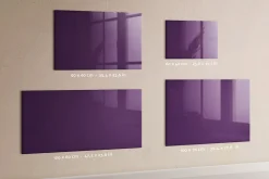 Tableau Aimanté Wallfluent 100x70 cm Violet Marqueur blanc D'organisation Mural
