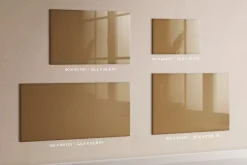 Tableau Aimanté Wallfluent 100x70 cm Couleur beige foncé Marqueur noir D'organisation Mural