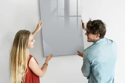 Tableau Aimanté Wallfluent 70x100 cm Couleur gris clair Marqueur noir D'organisation Mural