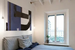 Tableau archit bleu en toile imprimée, 90x60 cm