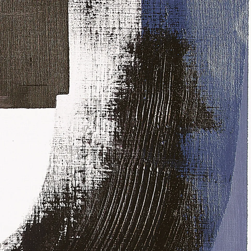 Tableau archit bleu en toile imprimée, 90x60 cm