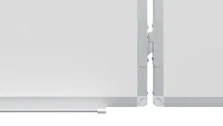 Tableau Blanc Scolaire Type Triptyque avec Cadre en Aluminium 150x100cm//300cm
