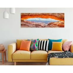 Tableau Canyon in Utah (1 Part) Narrow 120x40 cm