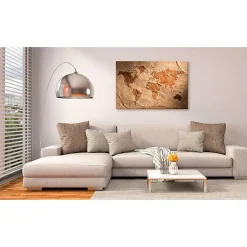 Tableau Cartes du monde Paper Map 120x80 cm