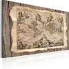 Tableau Cartes du monde The Map of the Past 90x60 cm