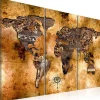 Tableau Cartes du monde World in opalescent shades 120x80 cm