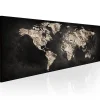 Tableau Cartes du monde World Full of Secrets 120x40 cm