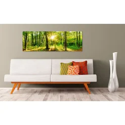 Tableau déco Green Magic 120x40 cm