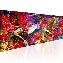 Tableau déco Red Forest 150x50 cm