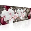 Tableau Fleurs Art mystérieux 120x40 cm