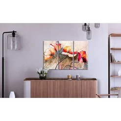 Tableau Fleurs Dans des coquelicots 120x80 cm