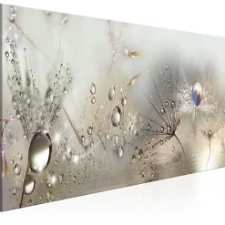 Tableau Fleurs Morning Song 150x50 cm