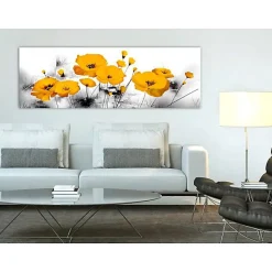 Tableau Fleurs Sunny Meadow (1 Part) Narrow 120x40 cm