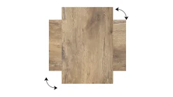 Tableau Magnétique en Métal Motif Bois Tronc Cernes de Bois 90x60cm, MetalBoards pour tout type d'Aimants