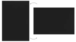 Tableau Magnétique en Métal à Craie Noir 60x40cm, MetalBoards pour tout type d'Aimants
