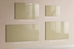 Tableau Magnétique Mural Tulup 60x40 cm Couleur beige Panneau Mémo Décoratif