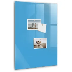 Tableau Magnétique Mural Tulup 40x60 cm Couleur bleue Idéal Bureau Et Maison