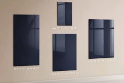 Tableau Magnétique Mural Tulup 70x100 cm Couleur : bleu marine foncé Panneau Mémo Décoratif