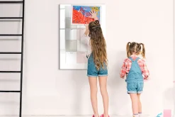 Tableau Magnétique Mural Wallfluent 70x100 cm Planificateur annuel Marqueur noir Idéal Bureau Et Maison
