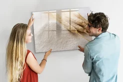 Tableau Magnétique Mural Wallfluent 100x70 cm Farine Marqueur noir Idéal Bureau Et Maison