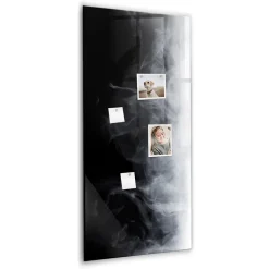 Tableau Magnétique Tulup 70x100 cm Fumée En Verre De Planification