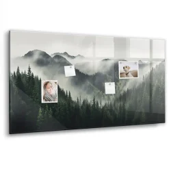 Tableau Magnétique Tulup 120x60 cm Paysage forestier Mémos & Organisation