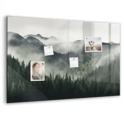 Tableau Magnétique Tulup 90x60 cm Paysage forestier Mémos & Organisation