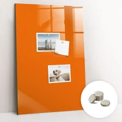 Tableau Magnétique Tulup 40x60 cm Couleur orange Mémos & Organisation