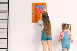 Tableau Magnétique Tulup 40x60 cm Couleur orange Mémos & Organisation