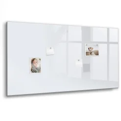 Tableau Magnétique Tulup 120x60 cm Couleur : blanc foncé En Verre De Planification