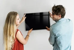 Tableau Magnétique Wallfluent 60x40 cm Couleur noire Marqueur blanc En Verre De Planification