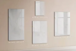 Tableau Magnétique Wallfluent 60x90 cm Marbre élégant Marqueur noir Mémos & Organisation