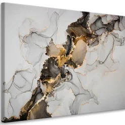 Tableau MARBRE Abstraktion Motif 120cm x 80cm - Parfait pour décorer votre salon, chambre ou bureau avec un design unique et élég