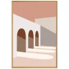 Tableau mural encadré architecture 65x97 cm Fabriqué en France