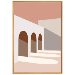 Tableau mural encadré architecture 65x97 cm Fabriqué en France