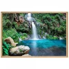 Tableau mural mat encadré cascade 65x97 cm Fabriqué en France