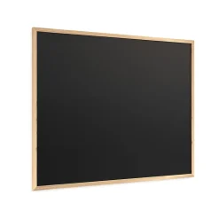 Tableau noir à craie 100x80 cm avec cadre en bois ECO