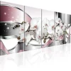 Tableau Shiny Orchids 225x90 cm