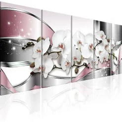 Tableau Shiny Orchids 225x90 cm