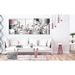 Tableau Shiny Orchids 225x90 cm