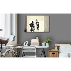 Tableau Sniper and Child by Banksy 90x60 cm